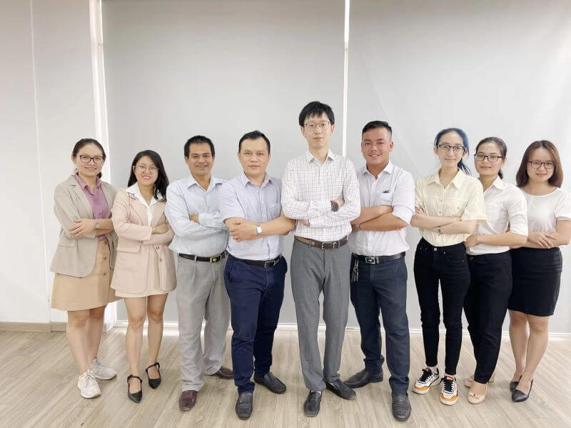 图为我司008PG国际越南公司团队