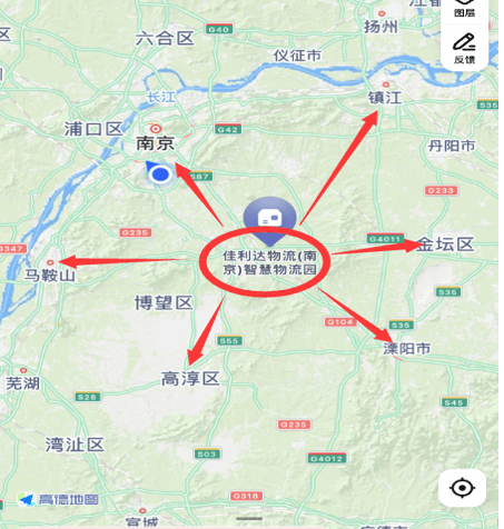 漯河溧水008PG国际智慧物流园区位图